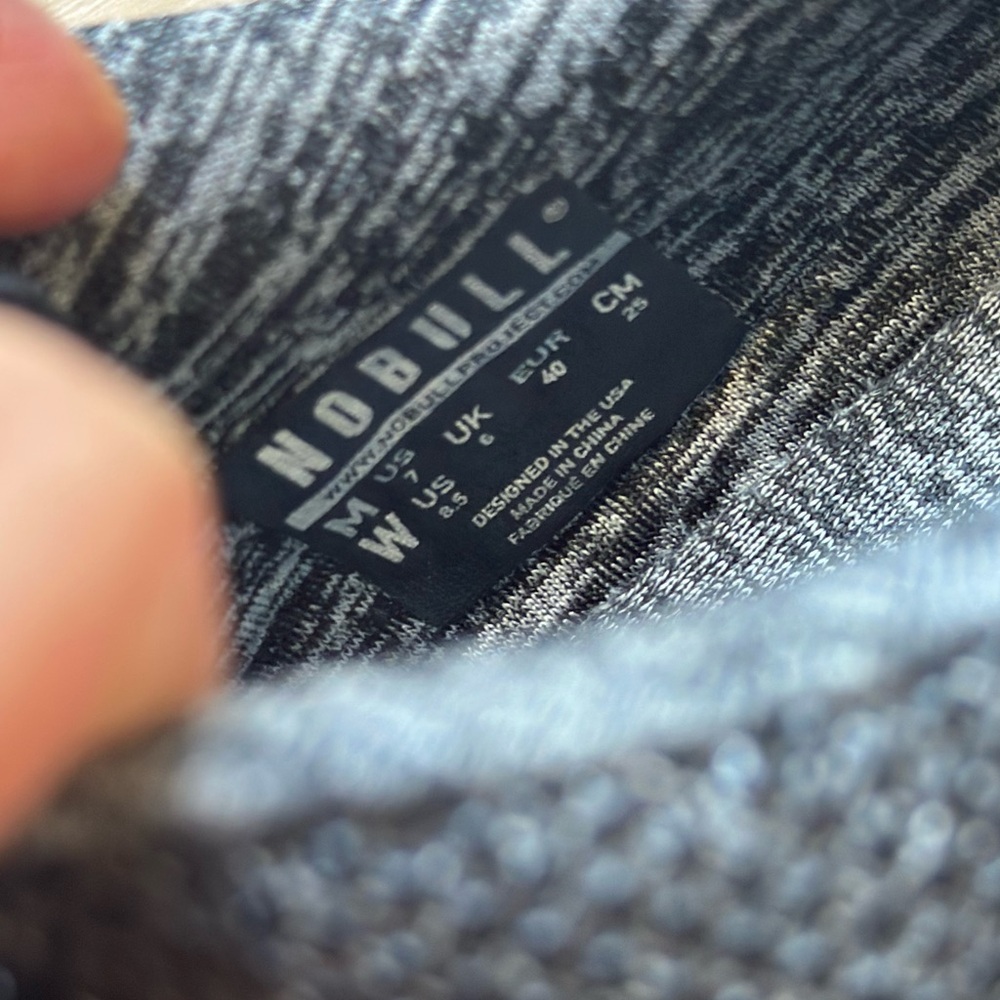 NOBULL Charcoal Women’s Knit Sneakers - Picture 9 of 9